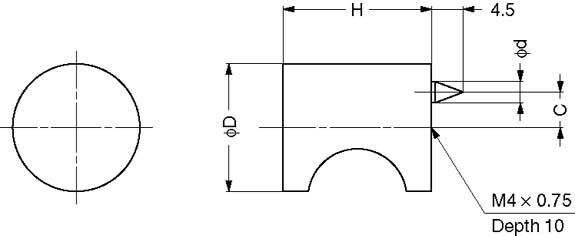 MRB-L/SMK-T Brass Cabinet Knob schematic