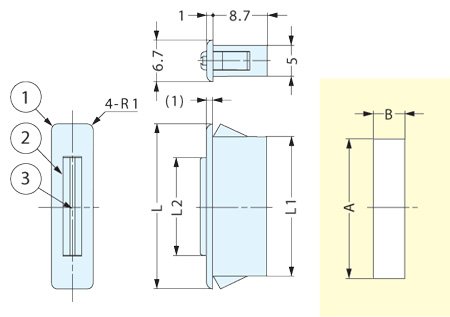MC-FS-4SW MAGNETIC CATCH schematic