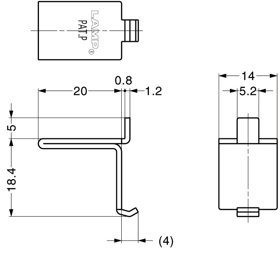 SPF-20WT Shelf Support schematic
