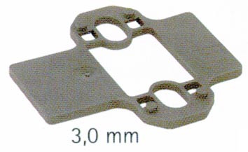 079323 3mm Distance Spacer Plate for Clip-On Mounting Plate