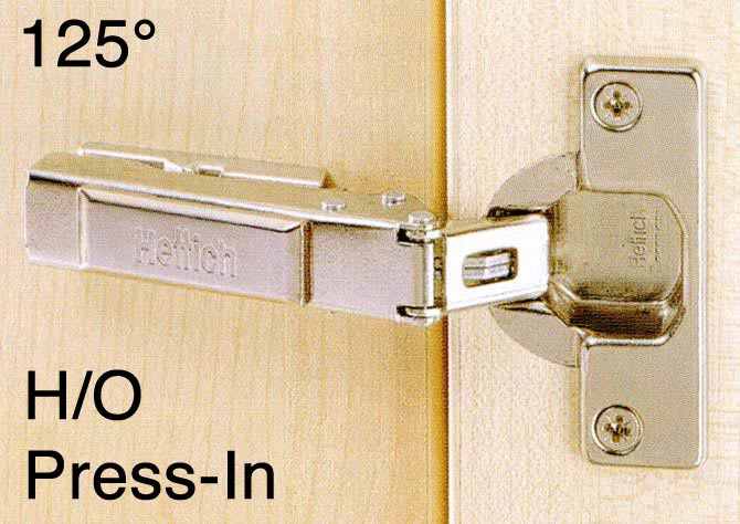 1058550 Clip-On 125 Degree Concealed Hinge – Half Overlay / Press-In