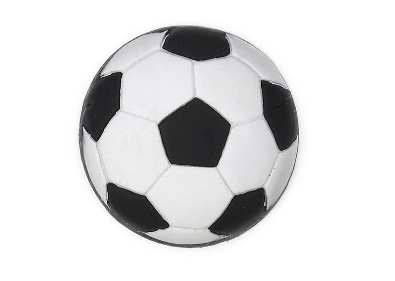 107-126 Siro Designs Popsicle - 40mm Knob in Soccer Ball Design