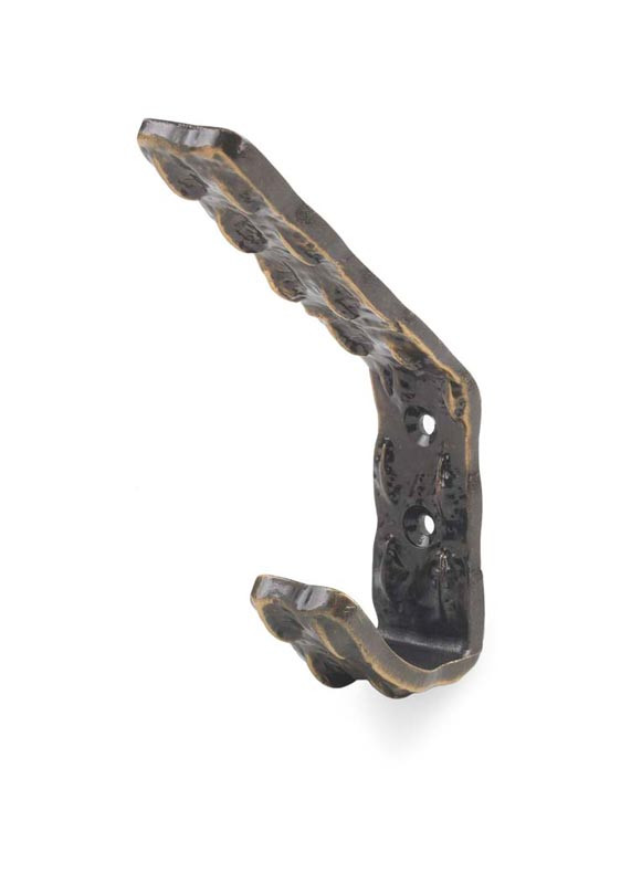 112-114 Siro Designs Gharial - 114mm Hook in Brushed Antique Brass