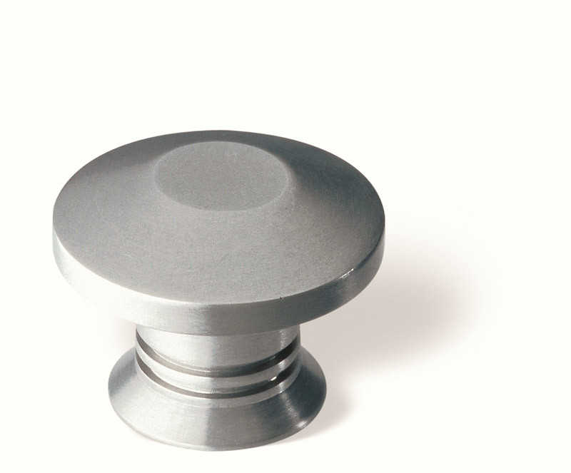 44-164 Siro Designs Stainless Steel - 35mm Knob in Fine Brushed Stainless Steel