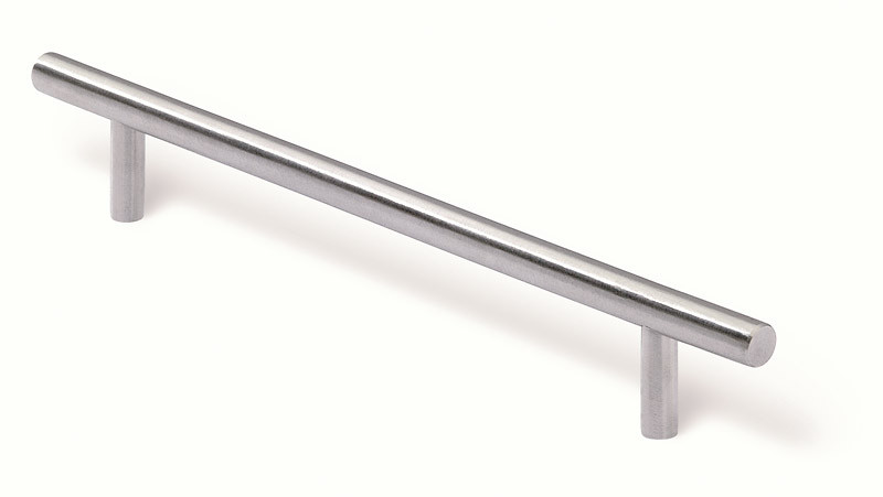 44-222 Siro Designs Stainless Steel - 148mm Bar Pull in Fine Brushed Stainless Steel