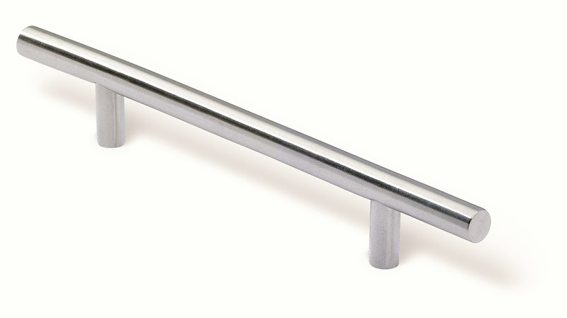 44-242 Siro Designs Stainless Steel - 176mm Bar Pull in Fine Brushed Stainless Steel