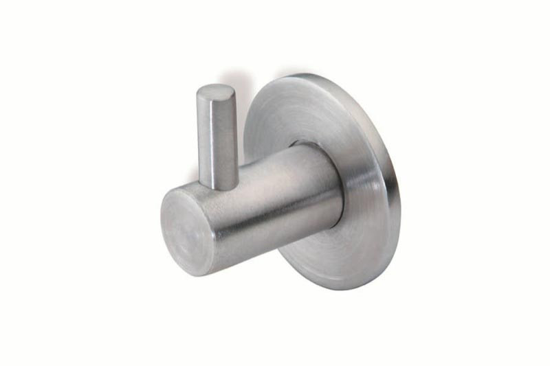44-341 Siro Designs Stainless Steel - 27mm Hook in Fine Brushed Stainless Steel
