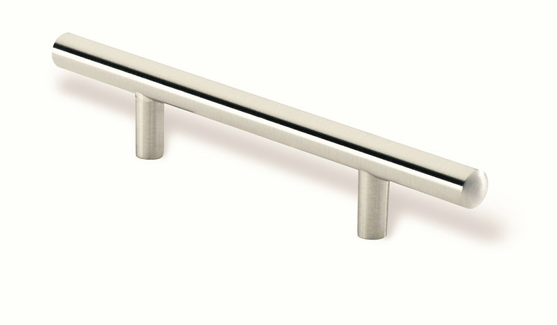 45-100 Siro Designs European Railing - 178mm Bar Pull in Fine Brushed Nickel