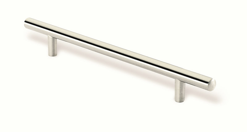 45-102 Siro Designs European Railing - 254mm Bar Pull in Fine Brushed Nickel