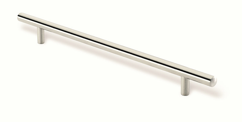 45-114 Siro Designs European Railing - 71mm Bar Pull in Fine Brushed Nickel