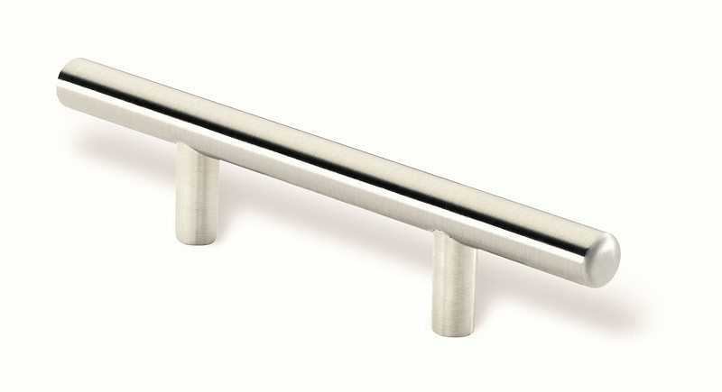 45-105 Siro Designs European Railing - 158mm Bar Pull in Fine Brushed Nickel