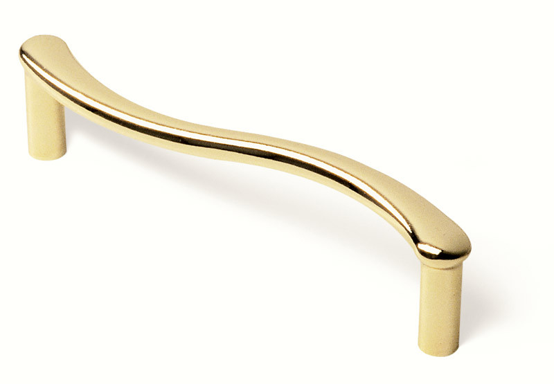 54-104 Siro Designs Juliana - 141mm Pull in Bright Brass