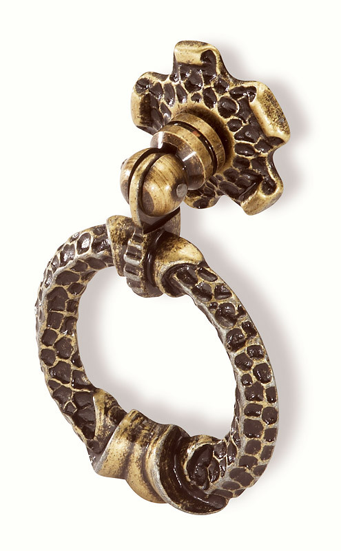 59-124 Siro Designs Evangeline - 45mm Ring Pull in Antique Brass