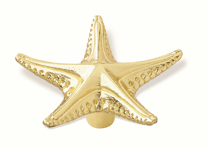 64-244 Siro Designs Ocean Line - 67mm Knob in Bright Brass