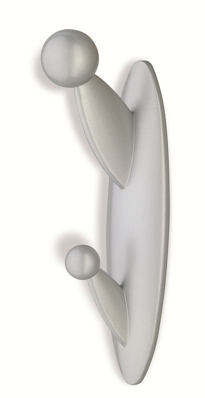 70-116 Siro Designs Streamline - 162mm Hook in Matte Aluminum
