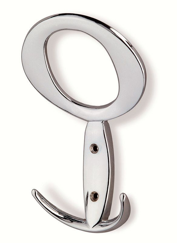 70-134 Siro Designs Streamline - 145mm Hook in Bright Chrome