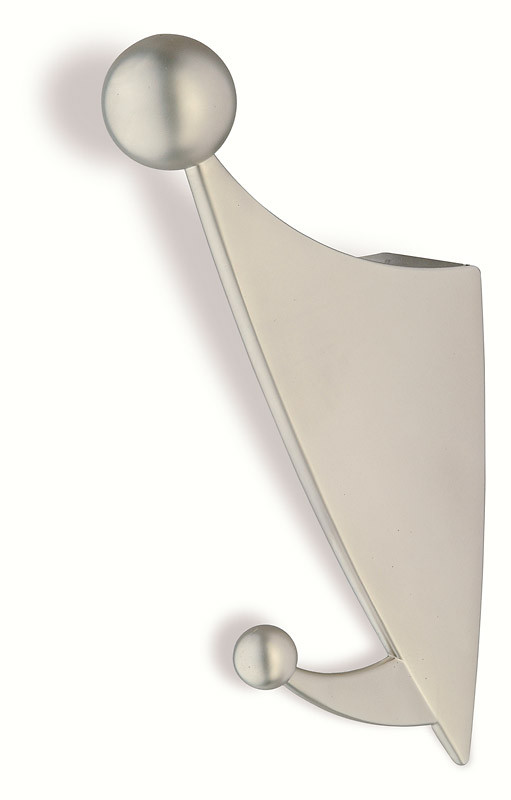 70-168 Siro Designs Streamline - 161mm Hook in Matte Nickel