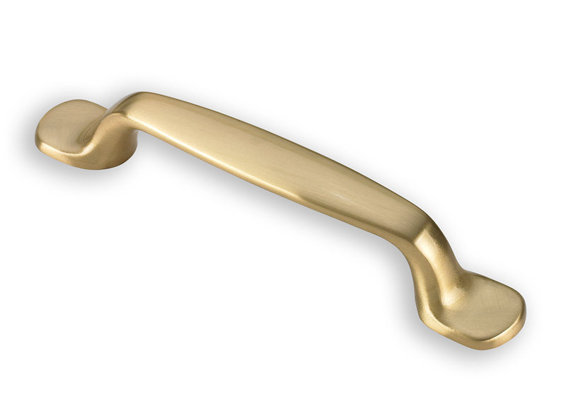 99-151 Siro Designs Pennysavers - 129mm Pull in Fine Brushed Brass
