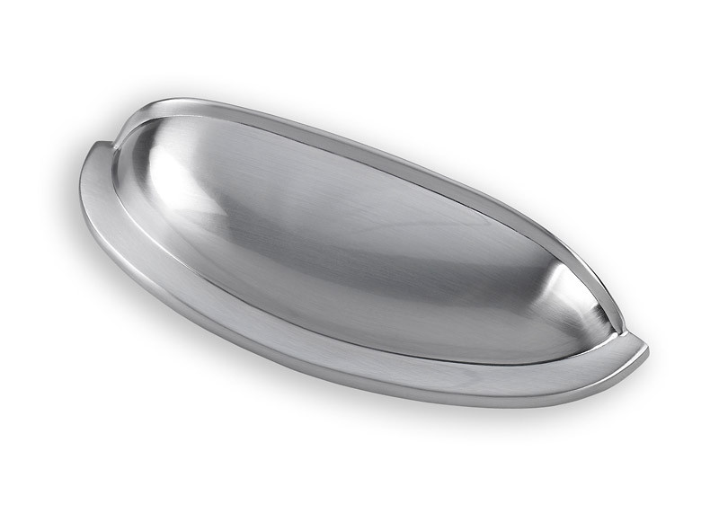 99-224 Siro Designs Pennysavers - 116mm Cup Pull in Fine Brushed Chrome