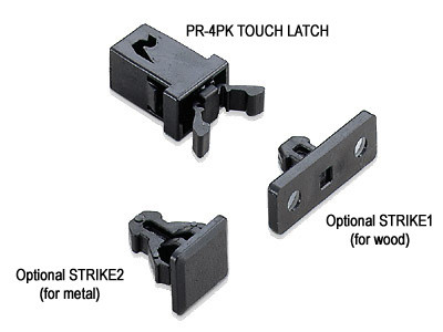 PR-4PK Non-Magnetic Mini Touch Latch (Body)