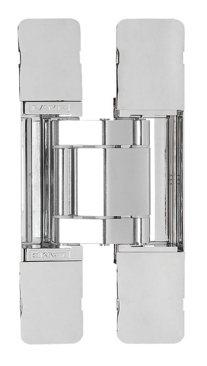 HES3D-E190PN-UL 3 Way Adjustable Concealed Door Hinge (Polished Nickel)