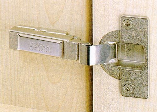 073925 Clip-On 95 Degree Concealed Hinge for 43mm Profile Doors – Full Overlay / Screw-On