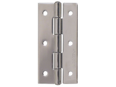 KHA-100C 100mm Stainless Steel Butt Hinge with Screw Holes