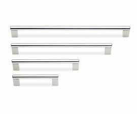 1647-S 16 Series Stainless Steel 150mm Handle with 128mm Centers