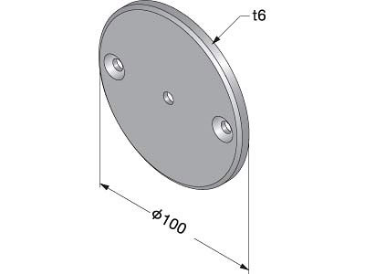 XL-US02-S010 Wall Mounting Plate for Type B