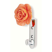 101-120 Siro Designs Flowers - 124mm Hook in Bright Chrome/Rose