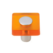 106-118 Siro Designs Decco - 30mm Knob in Orange/Matte Aluminum