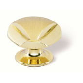 23-158 Siro Designs London - 34mm Knob in Bright/Brushed Brass