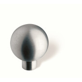 44-154 Siro Designs Stainless Steel - 24mm Knob in Fine Brushed Stainless Steel