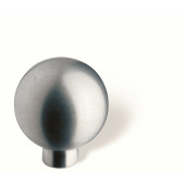 44-156 Siro Designs Stainless Steel - 28mm Knob in Fine Brushed Stainless Steel