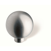 44-158 Siro Designs Stainless Steel - 34mm Knob in Fine Brushed Stainless Steel