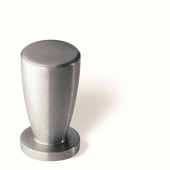 44-166 Siro Designs Stainless Steel - 12mm Knob in Fine Brushed Stainless Steel
