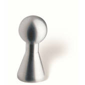 44-168 Siro Designs Stainless Steel - 11mm Knob in Fine Brushed Stainless Steel