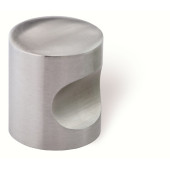 44-172 Siro Designs Stainless Steel - 25mm Knob in Fine Brushed Stainless Steel