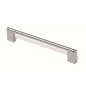 44-198 Siro Designs Stainless Steel - 468mm Pull in Fine Brushed Stainless Steel