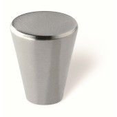 44-276 Siro Designs Stainless Steel - 20mm Knob in Fine Brushed Stainless Steel