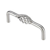 65-400 Siro Designs Provence - 136mm Pull in Fine Brushed Stainless Steel