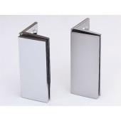 8106ZN1-10 Glass Corner Bracket (Matte Chrome)