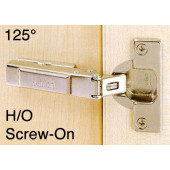 9046809 Clip-On 125 Degree Concealed Hinge – Half Overlay / Screw-On