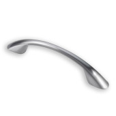 99-124 Siro Designs Pennysavers - 134mm Pull in Fine Brushed Chrome