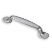 99-144 Siro Designs Pennysavers - 129mm Pull in Fine Brushed Chrome