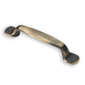 99-152 Siro Designs Pennysavers - 129mm Pull in Fine Brushed Antique Brass