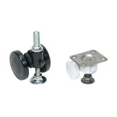 CABF-50/BLK Parts Separable Caster with Glide