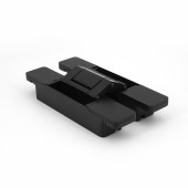 HES3D-W190BL 3-Way Adjustable Concealed Hinge for Cladded Doors (Black)