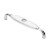 105-106 Siro Designs Roslin - 138mm Pull in Bright Chrome/White