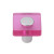 106-110 Siro Designs Decco - 30mm Knob in Pink/Matte Aluminum